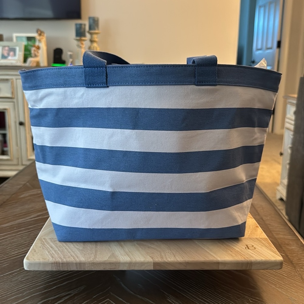 Dolce & Gabbana Navy and White Striped Bag - Picture 2 of 7
